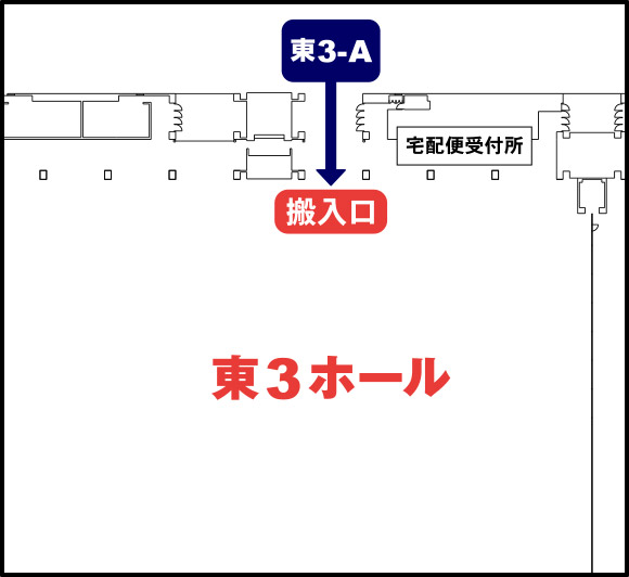 参加ディーラー様の搬入と列形成について