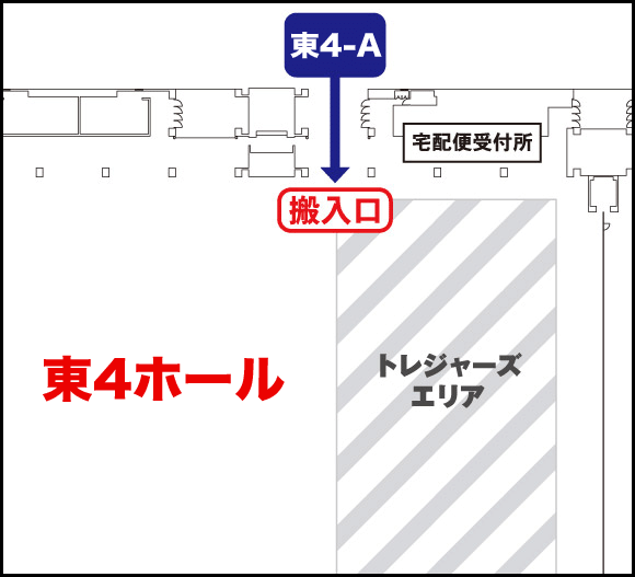 参加ディーラー様の搬入と列形成について