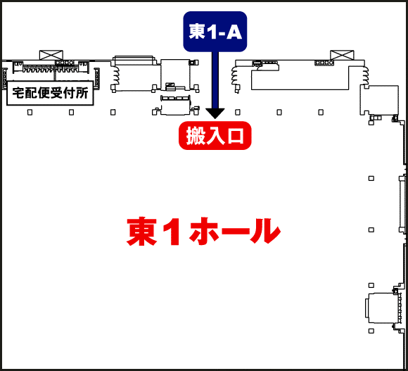 参加ディーラー様の搬入と列形成について