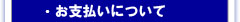 お支払いについて